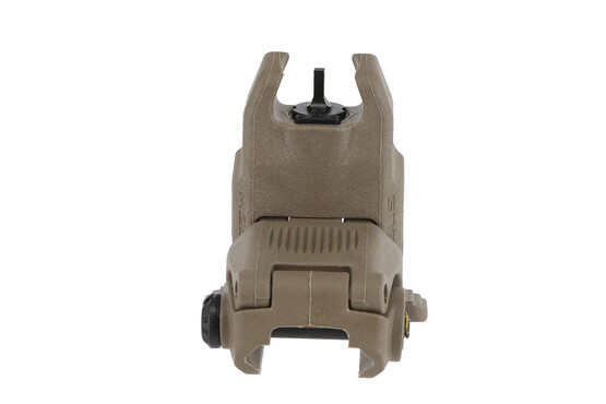 The Magpul folding front sight flat dark earth comes with thread locker on the screw for securely locking it to your rail